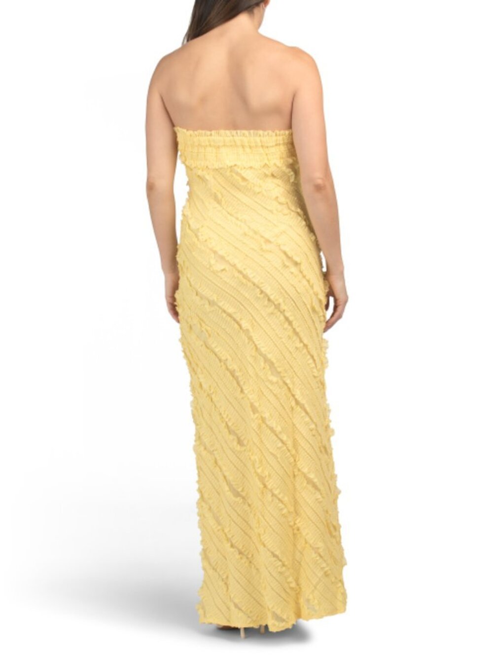 ENDLESS ROSE Strapless Ruffled Maxi Dress - Picture 2 of 5